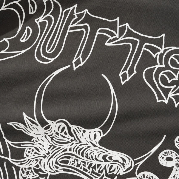 Butter Goods - Daniel Johnston "Dragon" T-Shirt - Washed Black