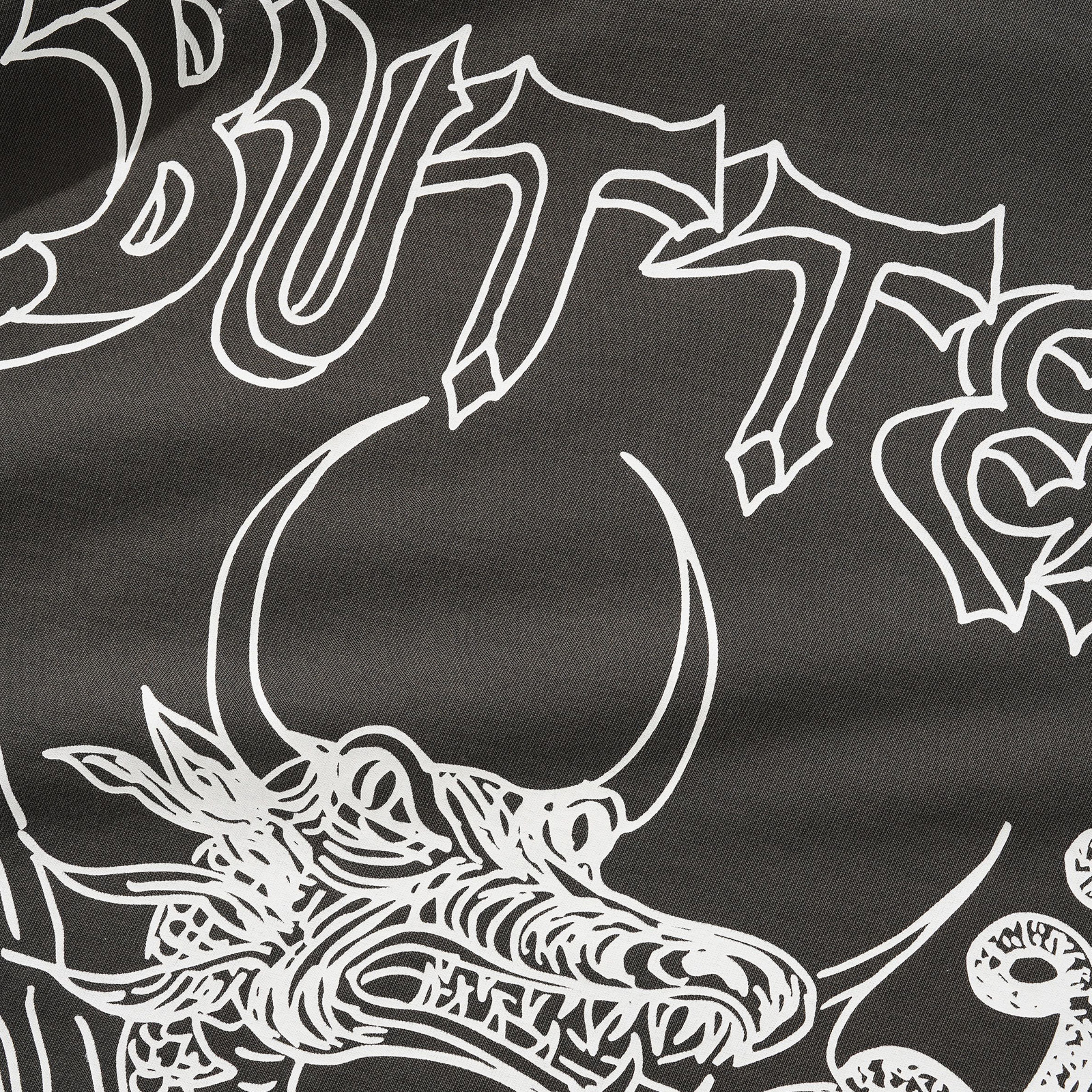 Butter Goods - Daniel Johnston "Dragon" T-Shirt - Washed Black