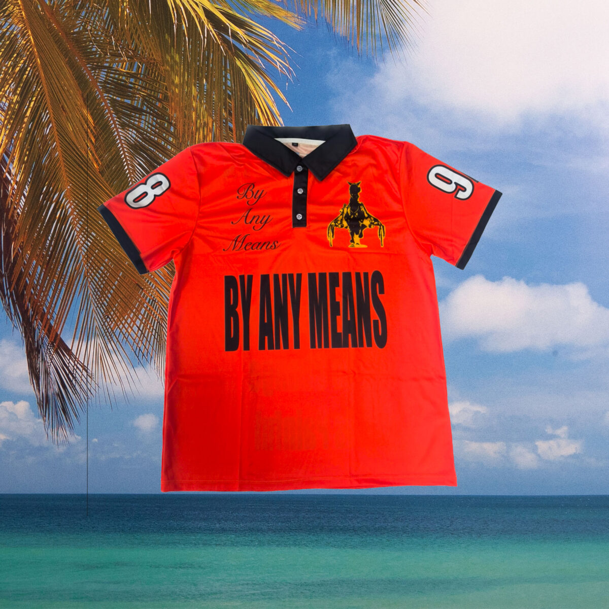 By Any Means - By Any Means Polo Jersey - Orange