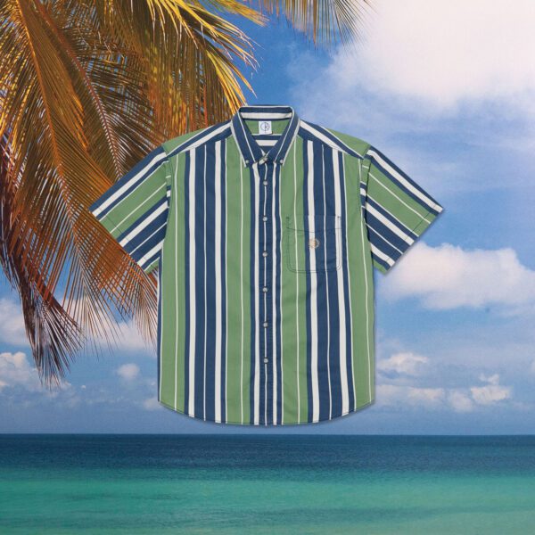 Polar Skate Co. - Ted Shirt - Green / Blue