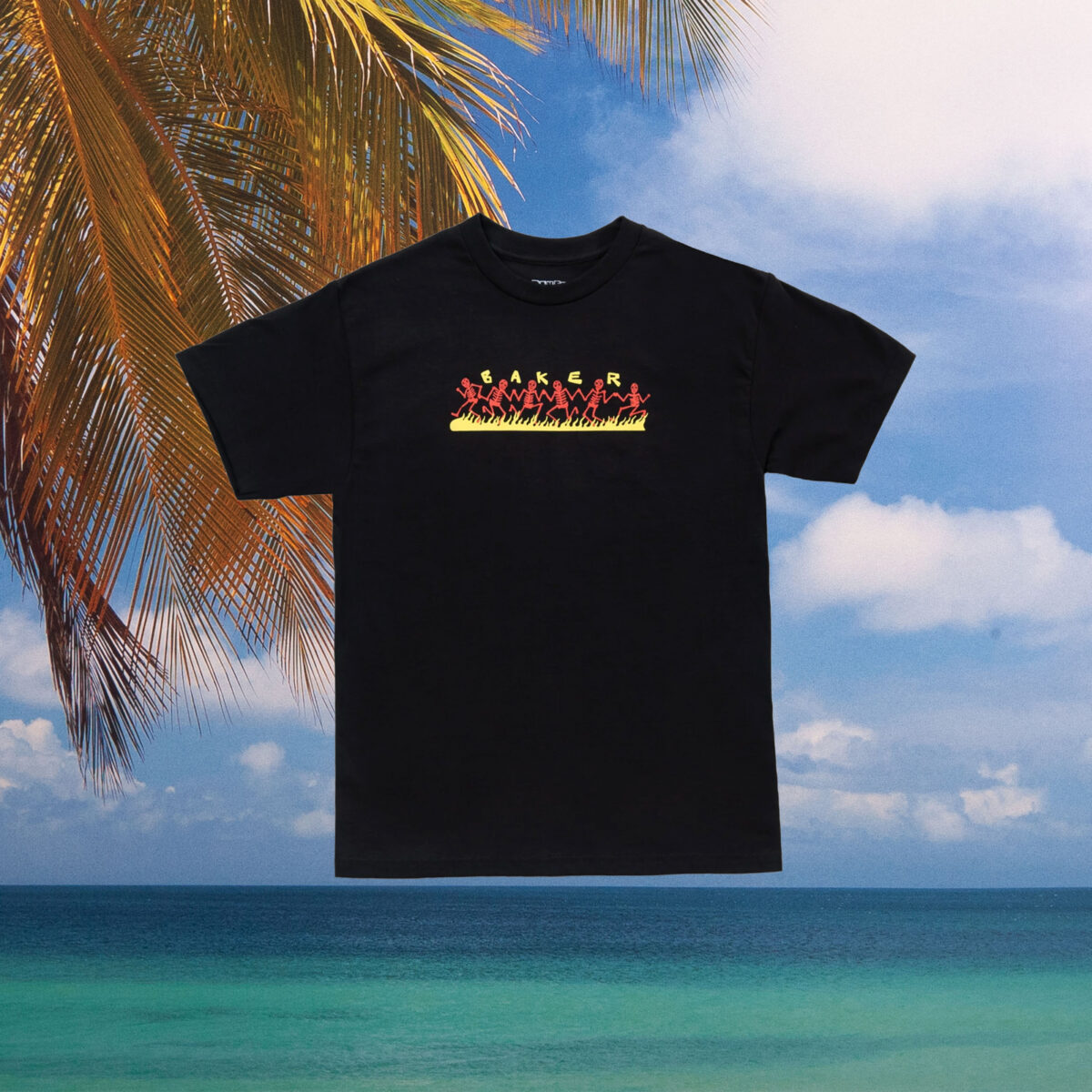 Baker Skateboards - Dancing Skellies T-Shirt - Black