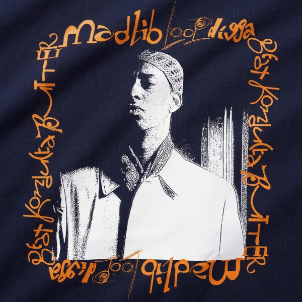 Butter Goods X Madlib - Loop Digga T-Shirt - Navy