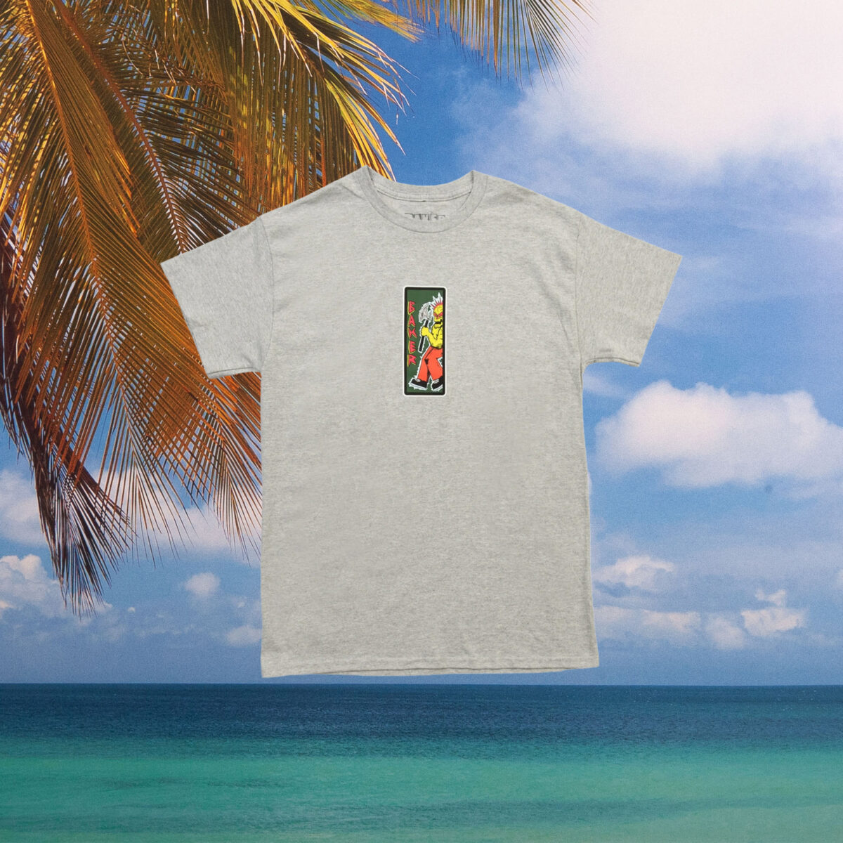 Baker Skateboards - Axe Man T-Shirt - Heather Grey