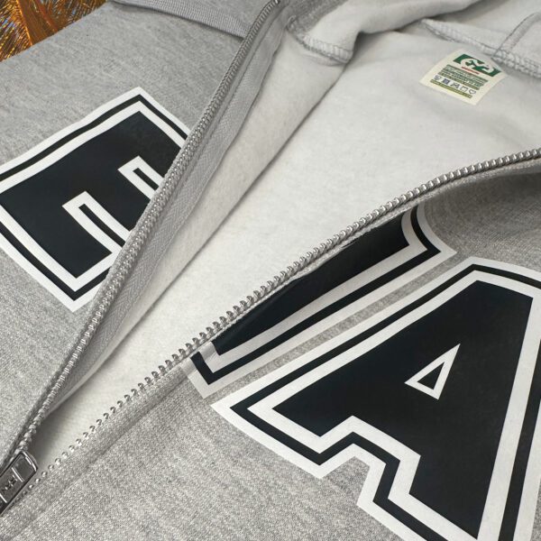 EVA - Army Zip Hoodie - Heather Grey