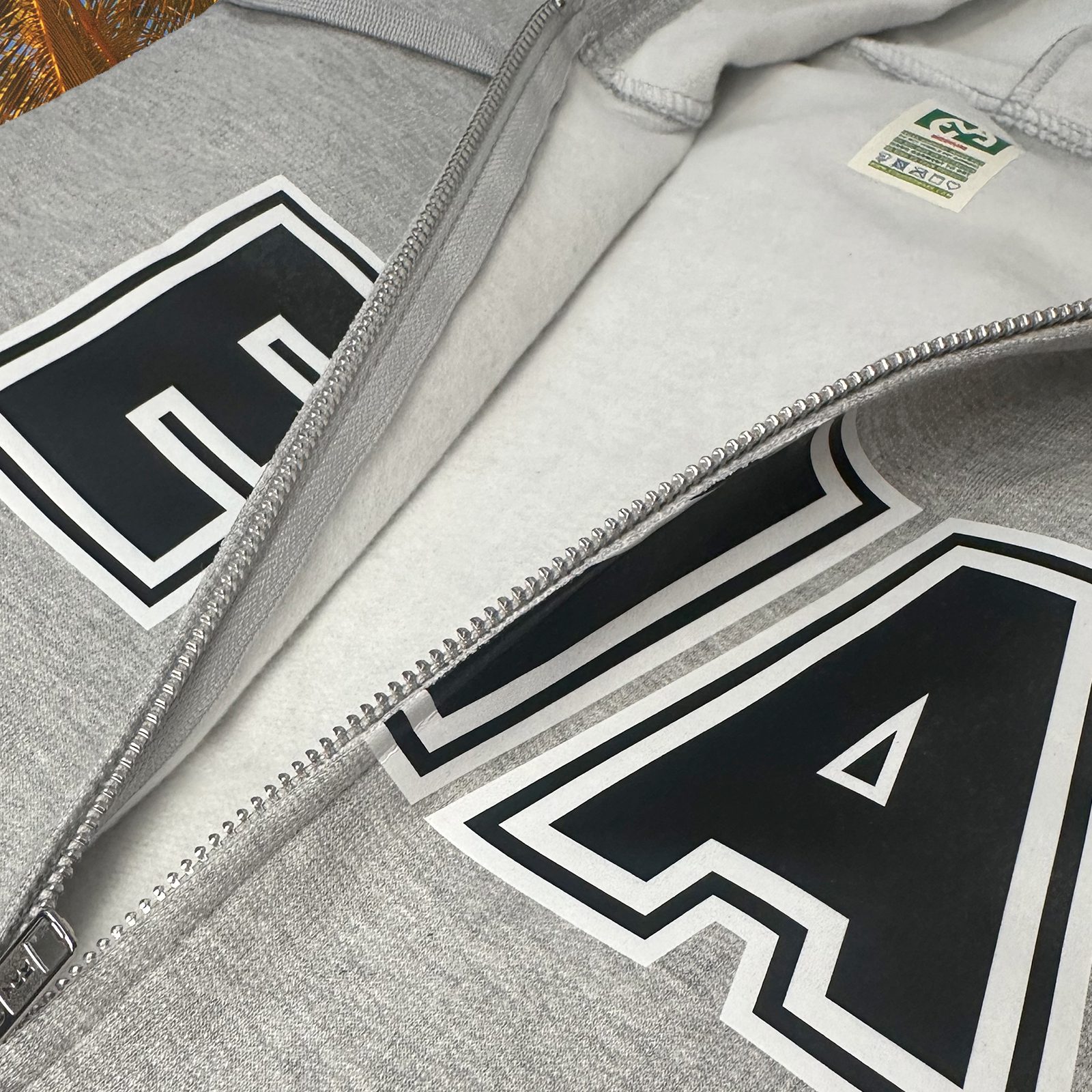 EVA - Army Zip Hoodie - Heather Grey