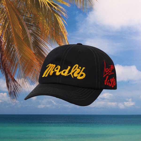 Butter Goods X Madlib - Alias 6 Panel Cap - Black