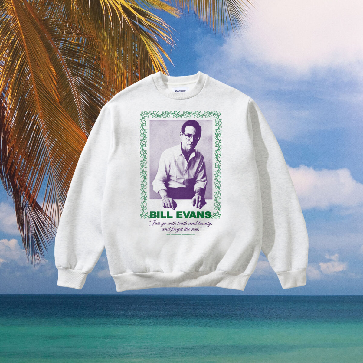 Butter Goods - Truth & Beauty Crewneck - Ash