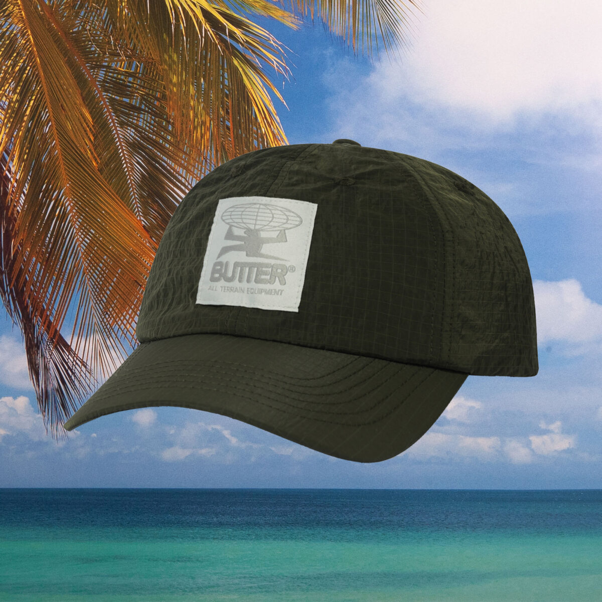 Butter Goods - Terrain 6 Panel Cap - Faded Black