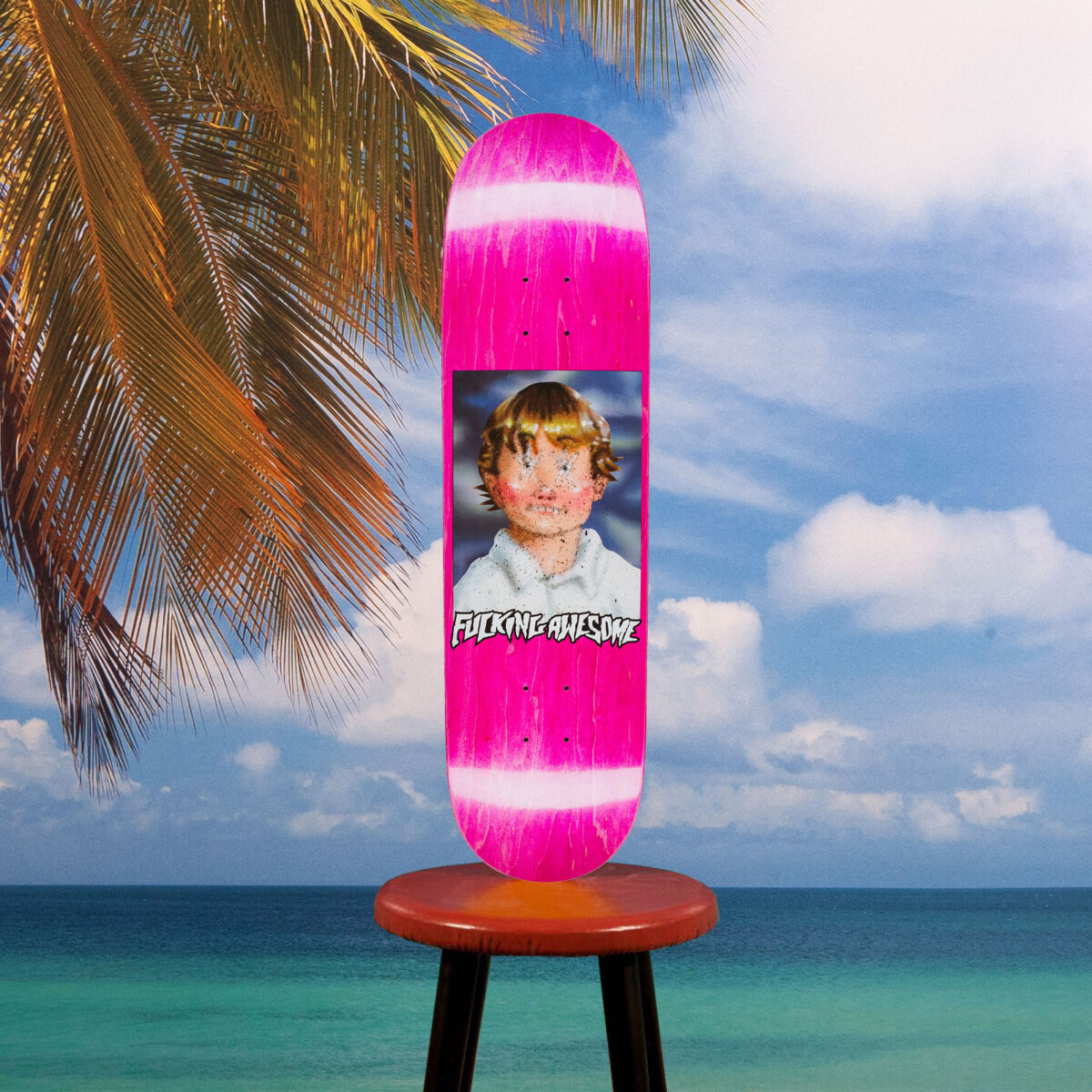 Fucking Awesome - Curren "Class Photo Painted Sickid" Deck - 8.25