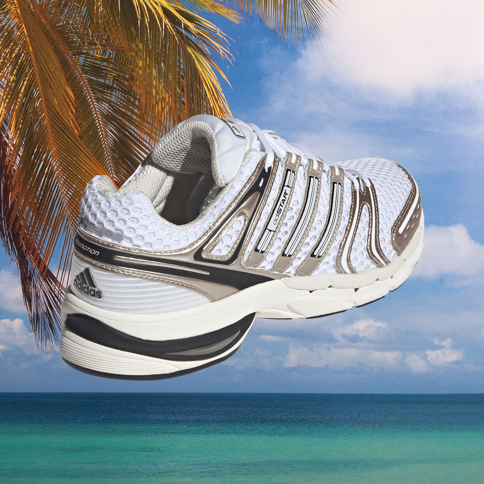 adidas - Adistar Control 5 - FTWR White / Orbit Grey / Champagne Metallic