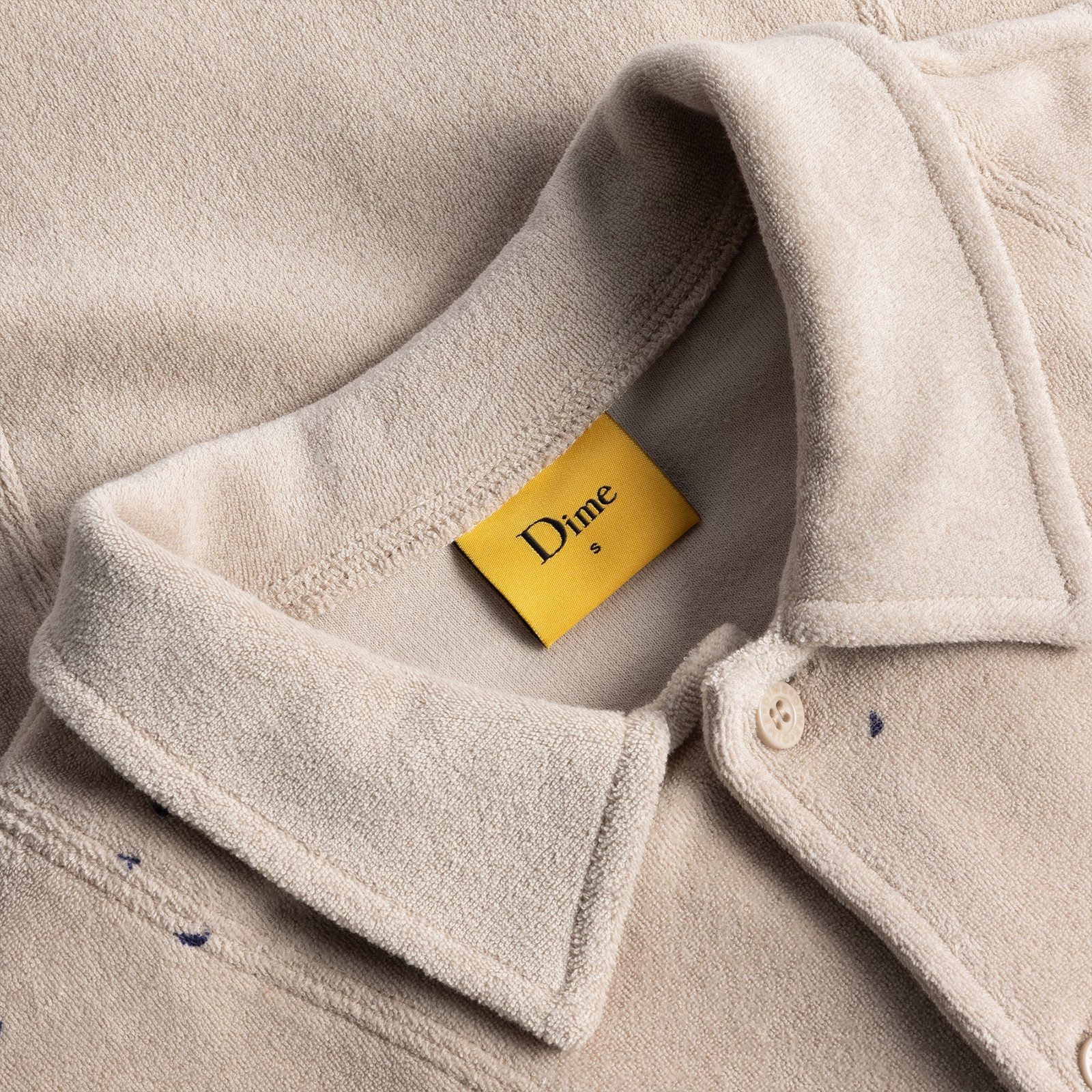 Dime MTL - Terry Cloth Shirt - Tan at SooHotRightNow Onlineshop