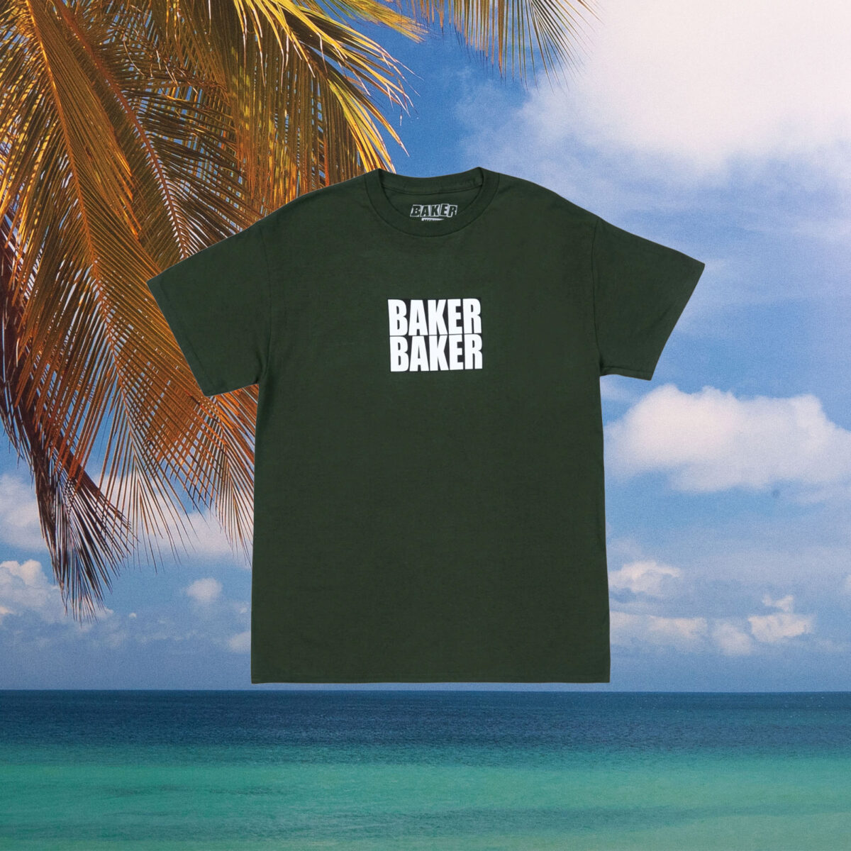 Baker Skateboards - Baker Baker T-Shirt - Forest Green