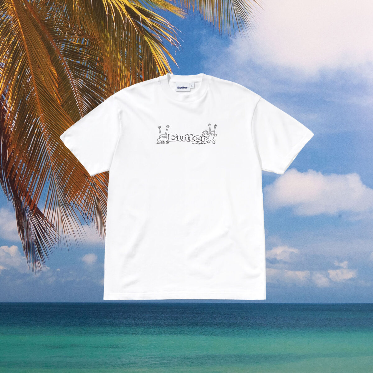 Butter Goods - Daniel Johnston "Frog Logo" T-Shirt - White