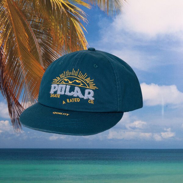 Polar Skate Co. - Ramy Cap - Cheeky Sun - Petrol