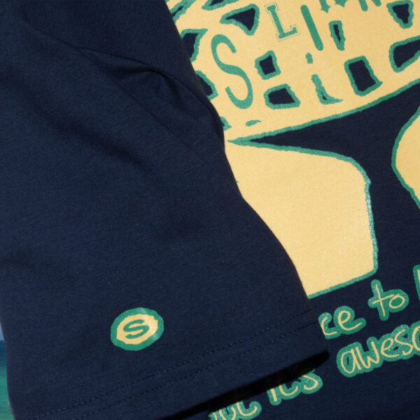 Slinky - Awesome T-Shirt - Petrol Blue